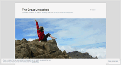 Desktop Screenshot of iamthegreatunwashed.com